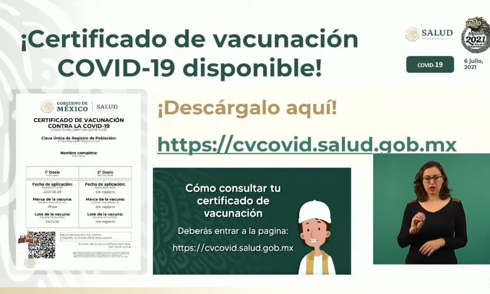 Paso a paso para obtener el Certificado de Vacunación COVID-19 | NOTICIAS |  Capital 21